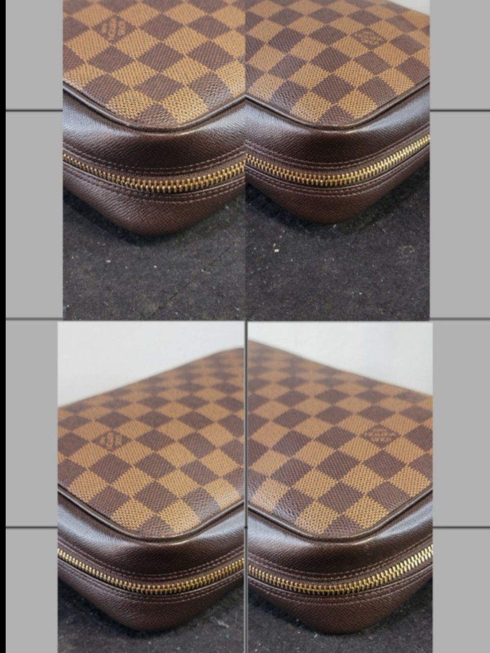 •LOUIS VUITTON• Damier Ebene Trousse Toilette pouch - Picture 13 of 14